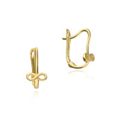 Cercei aur 14K cu infinit si tortita inchisa DiAmanti PZE0274G14K-AS